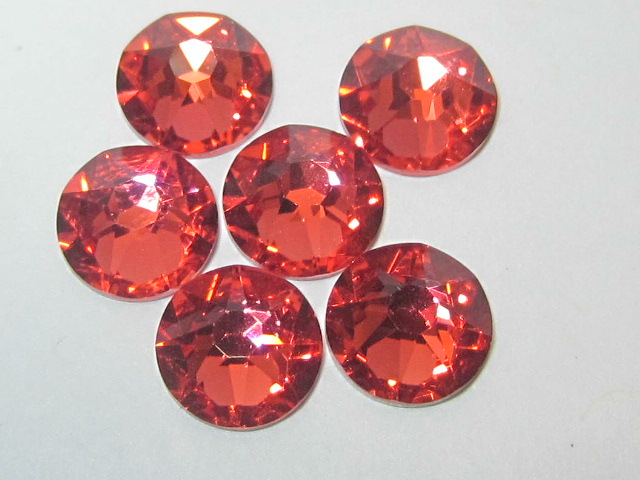 1 Gross 10ss PADPARADSCHA HOTFIX European Rhinestones